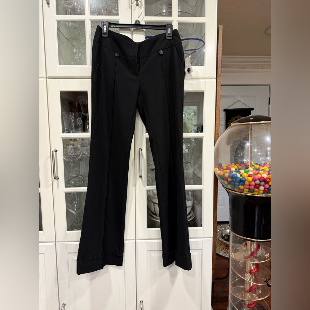 Stooshy Black Wide Leg Women's Pants